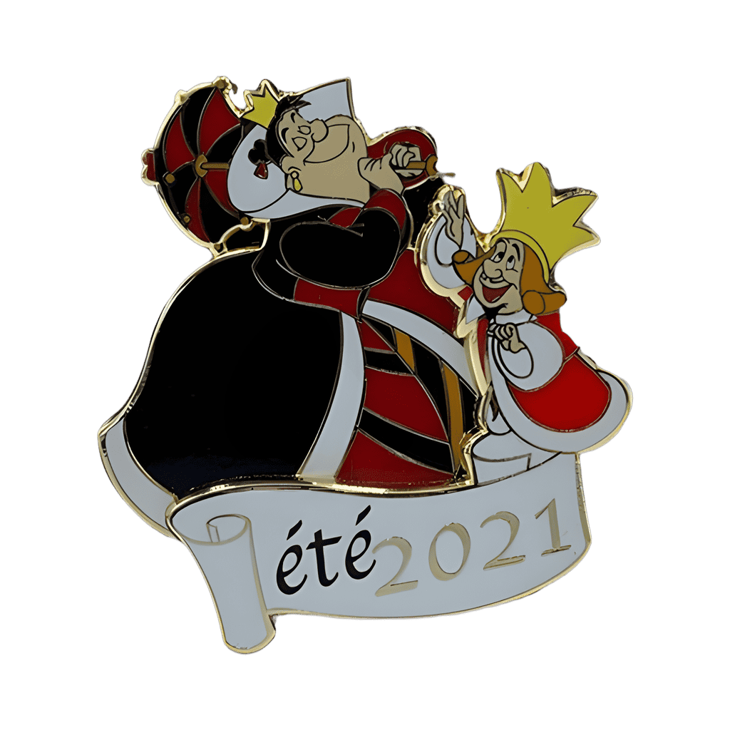 Été 2021 Queen and King of Hearts Disney pin