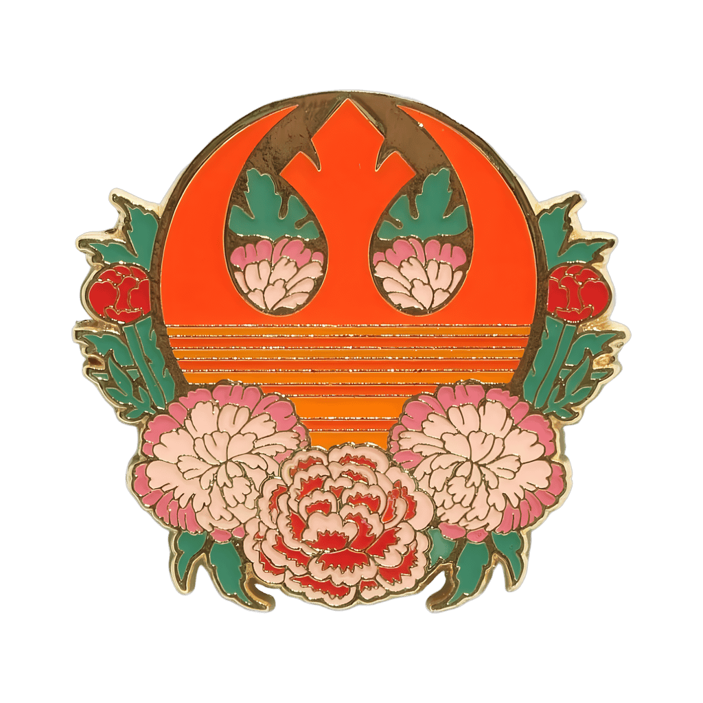 Rebel Floral Disney pin