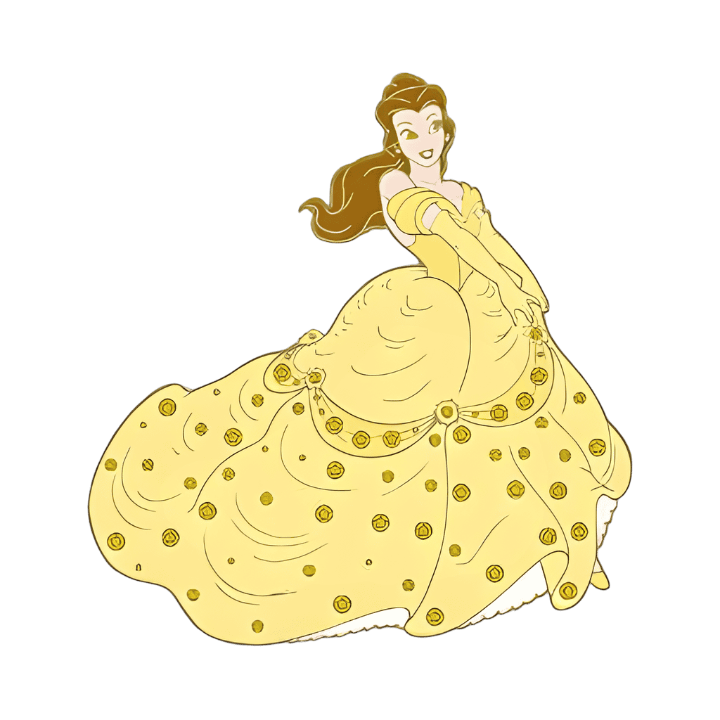 Belle Pavé Gown Disney pin