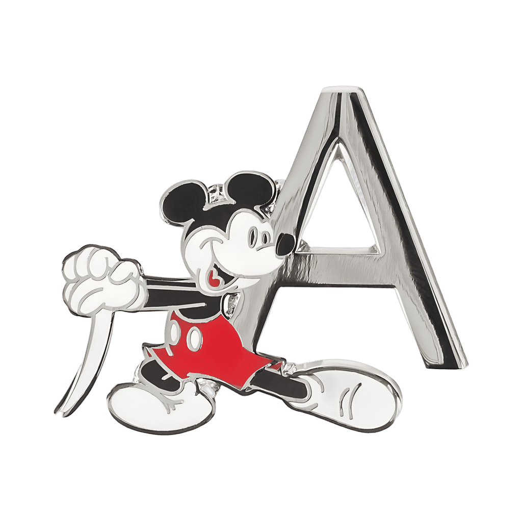 Mickey Mouse ‘A’ Letter Pin Disney pin