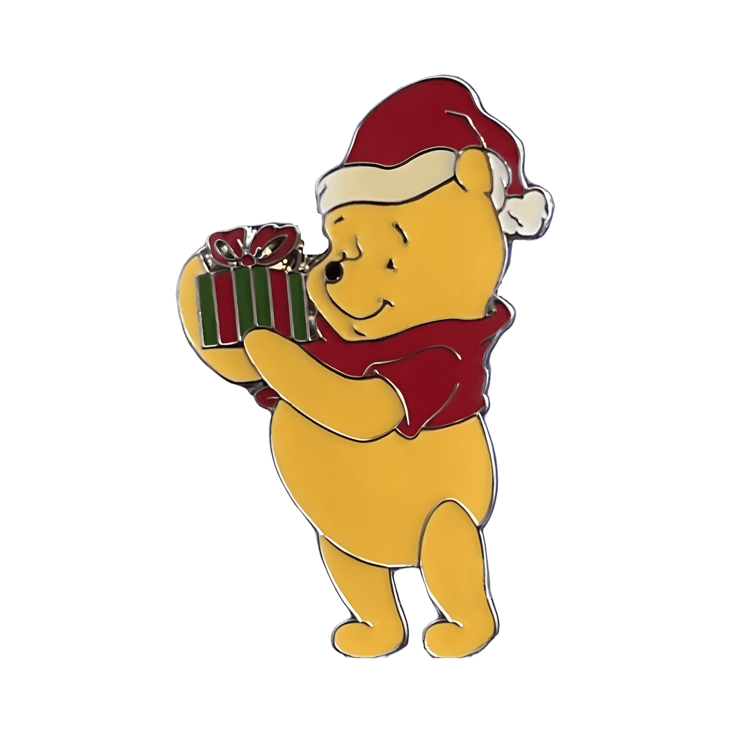 Pooh with Christmas Present 2 of 3 Disney pin