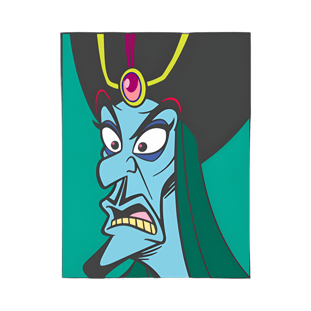 Jafar Square 3 Disney pin