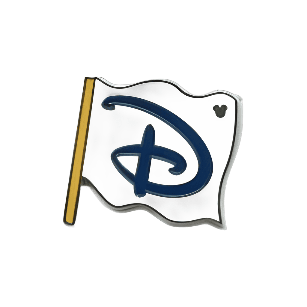 Classic D Flag Disney pin