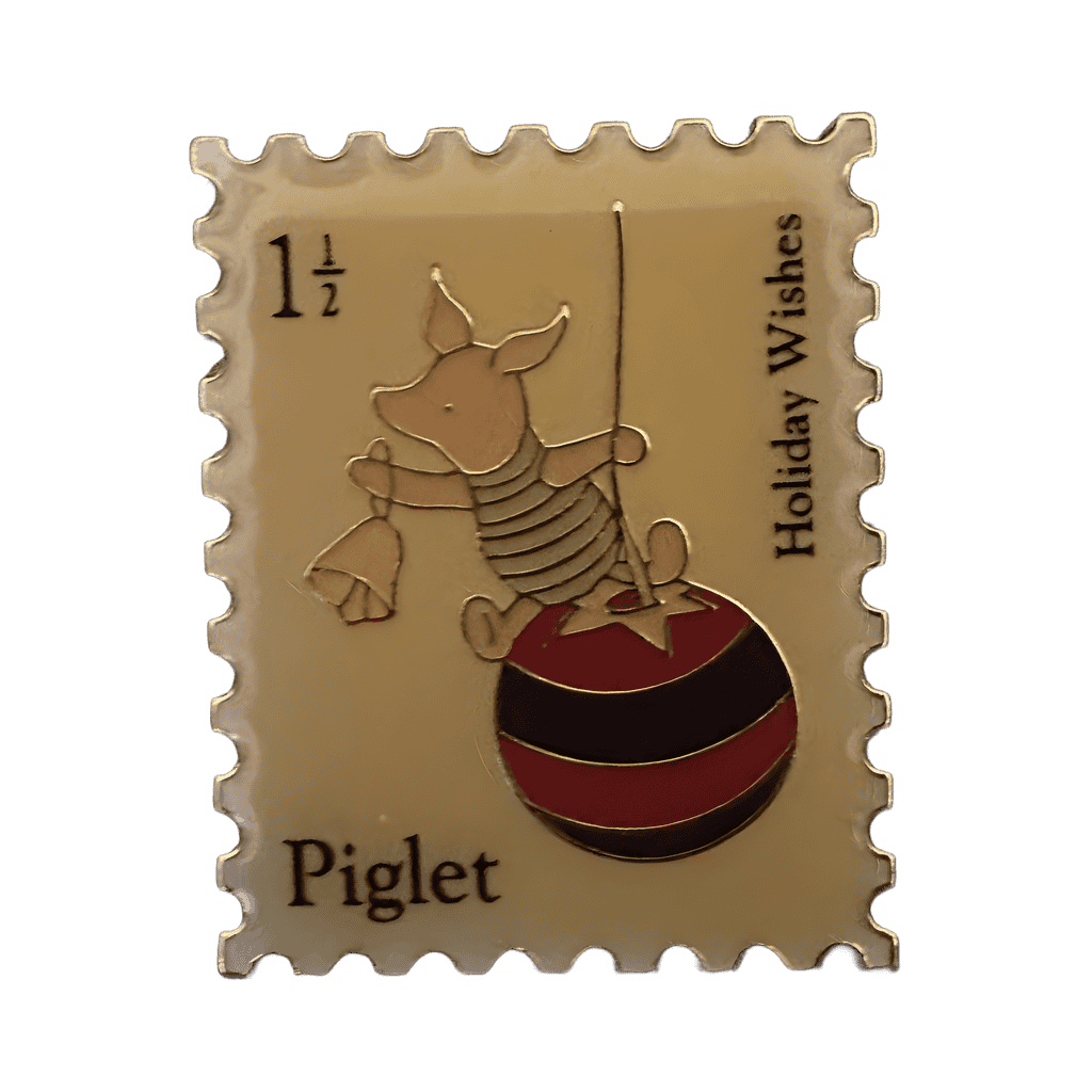 Piglet Stamp Disney pin