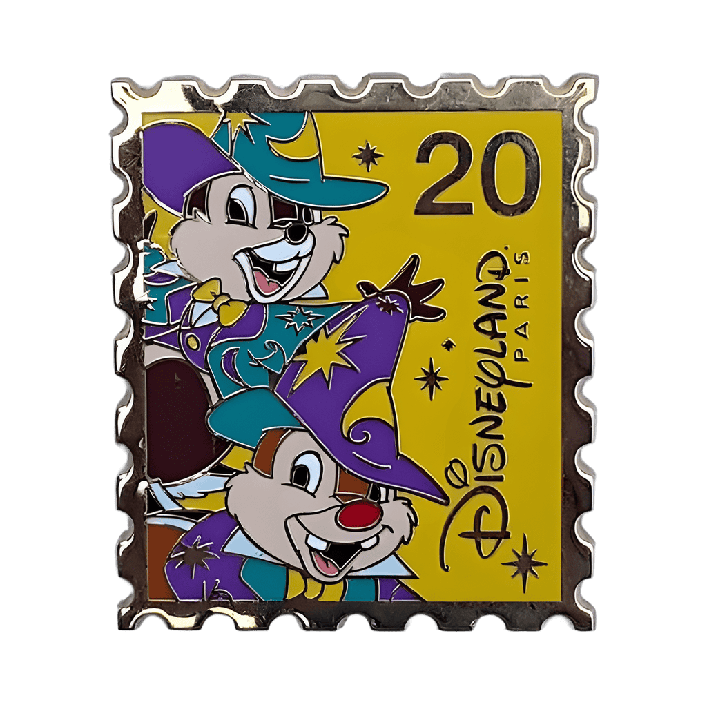 Deluxe Starter Lanyard - Sorcerer Chip and Dale Stamp Disney pin