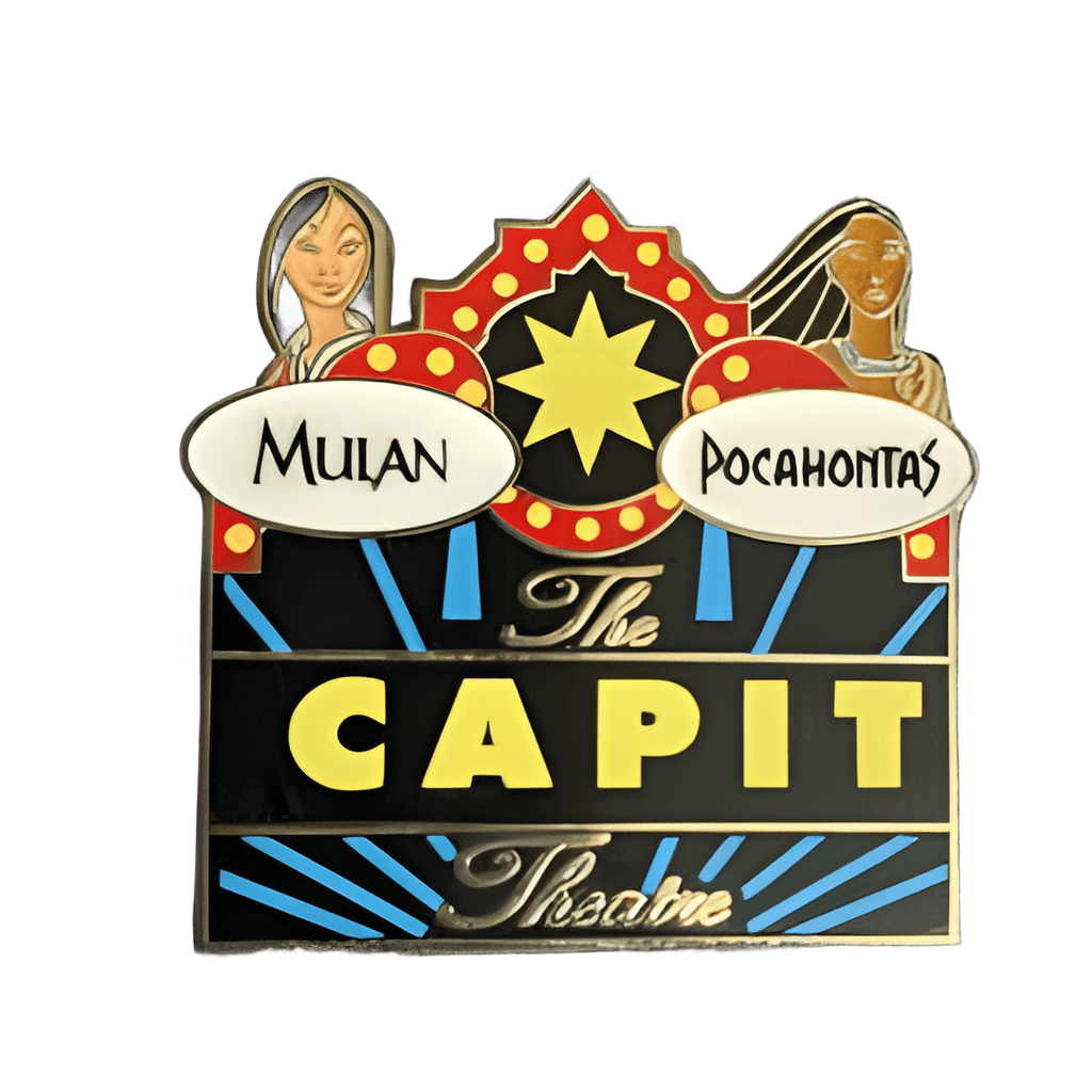 Mulan and Pocahontas Disney pin