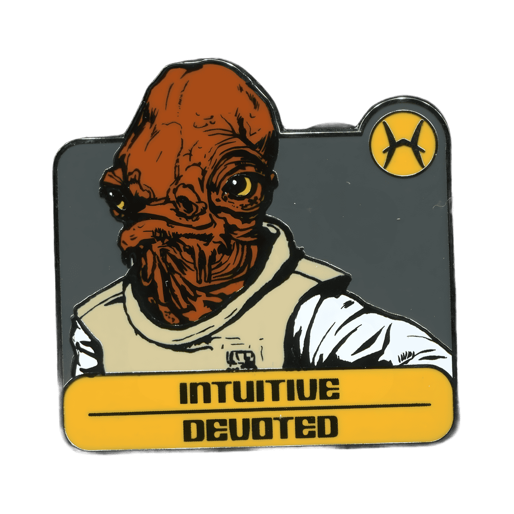 Admiral Ackbar - Intuitive - Chaser Disney pin