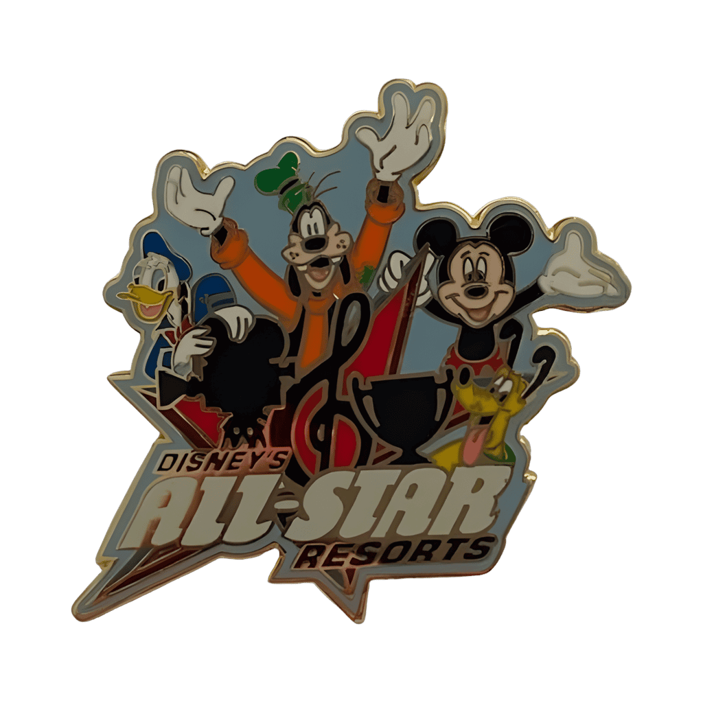 Donald, Goofy, Mickey and Pluto Disney pin