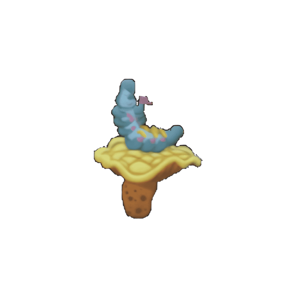Alice in Wonderland Map Set - Caterpillar on Mushroom Disney pin