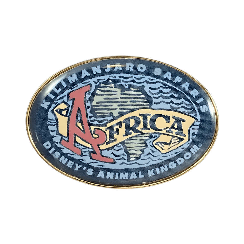 Animal Kingdom Safari Hat 6-Pin Set — Oval Kilimanjaro Safaris (Africa) Disney pin