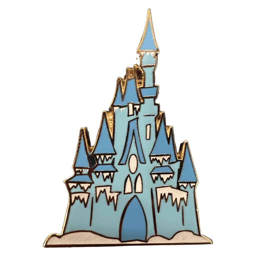 Snowy Castle Disney pin