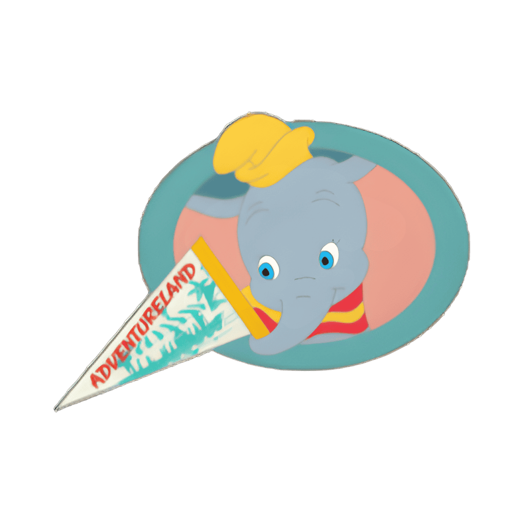 Vintage Pennants with Character Mystery Collection — Dumbo Disney pin