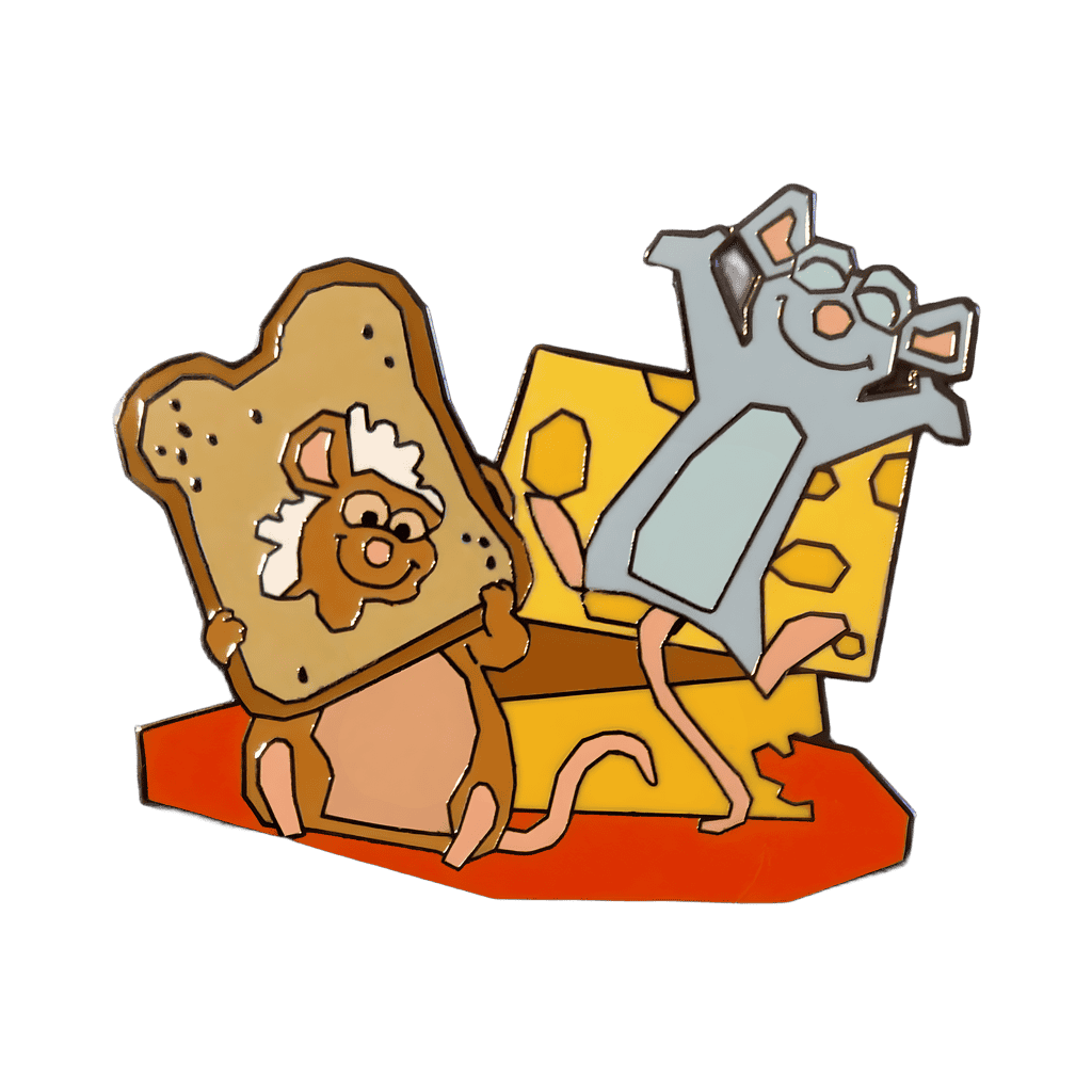 Remy and Emile with Bread and Cheese Disney pin