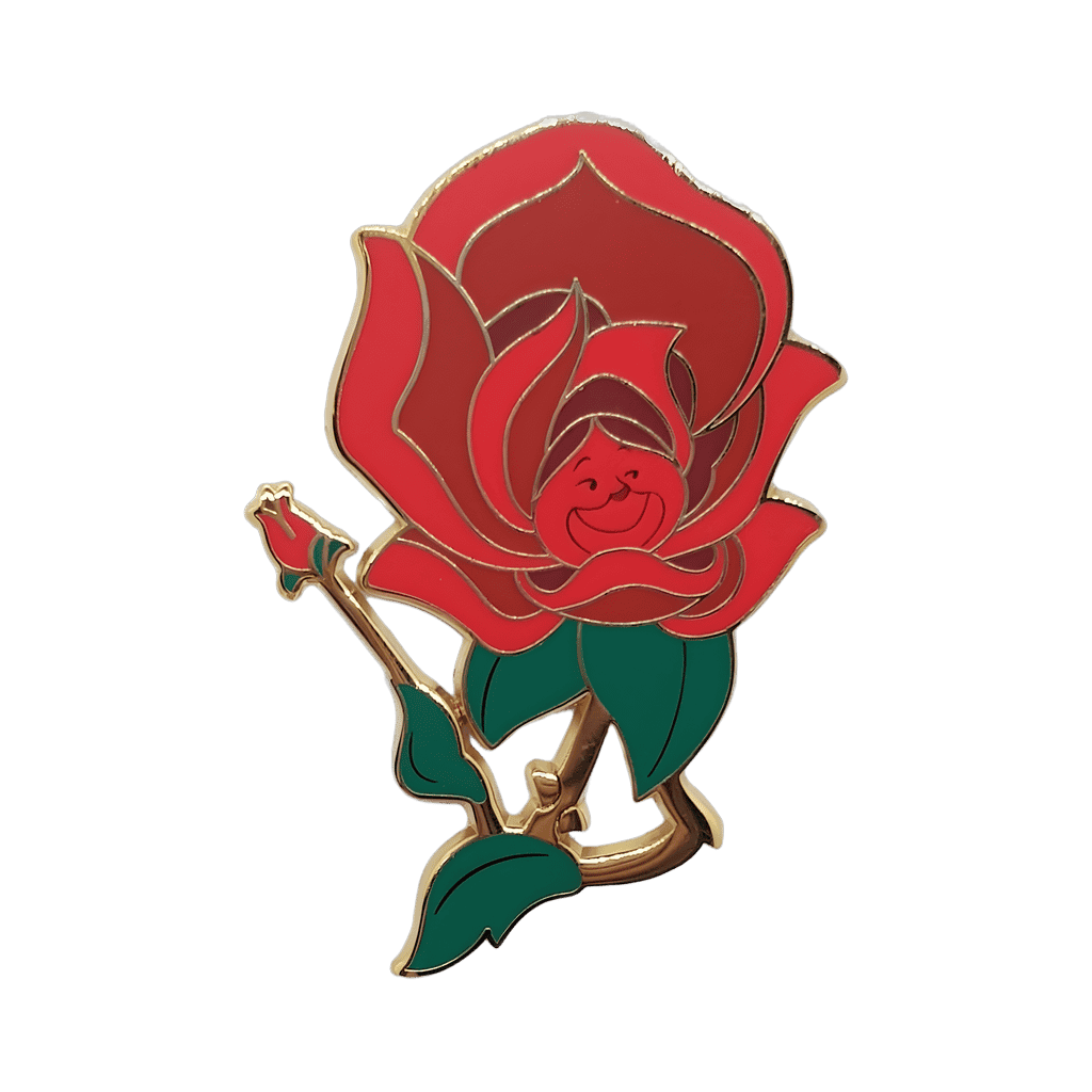 Red Rose Disney pin
