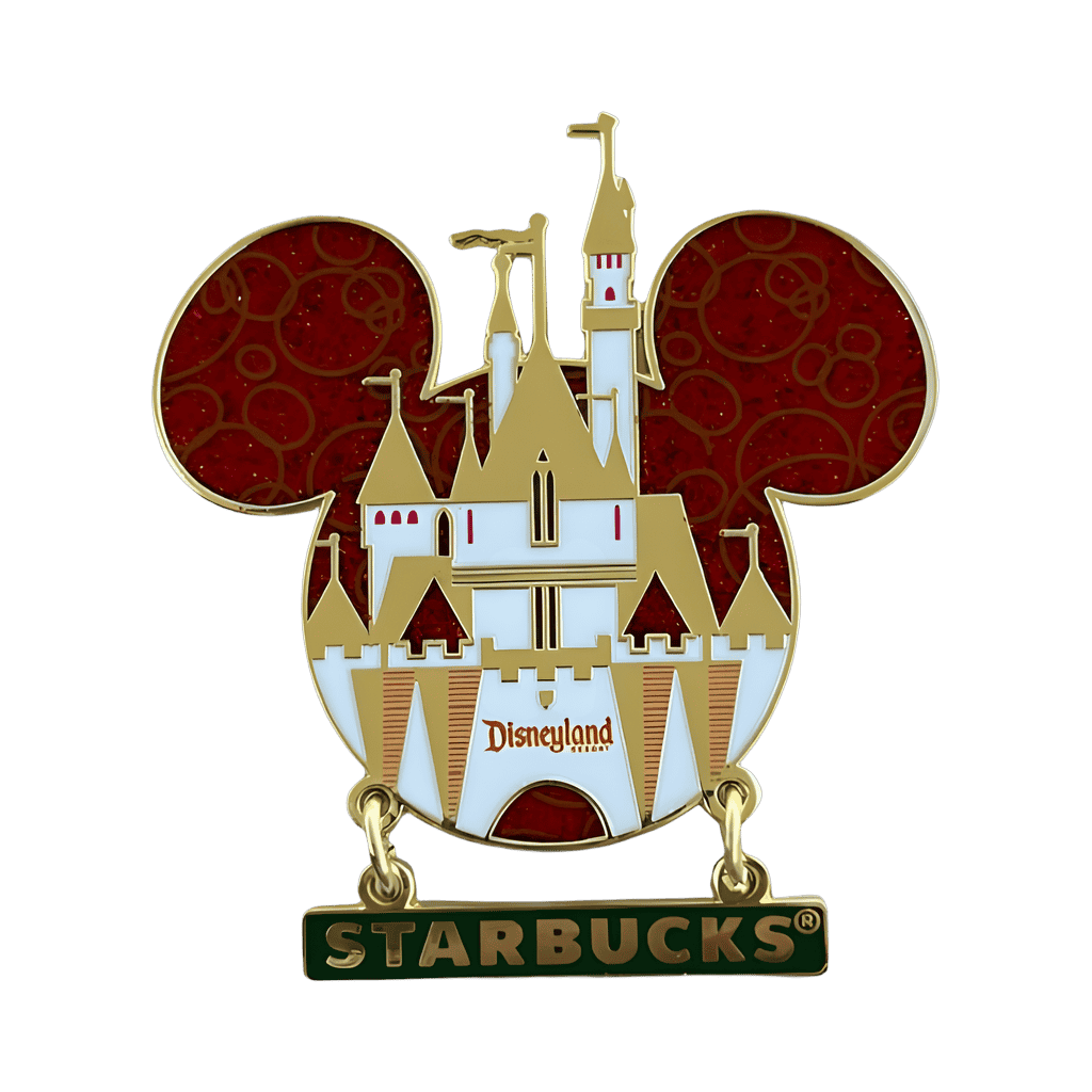 Sleeping Beauty's Castle and Starbucks Disney pin
