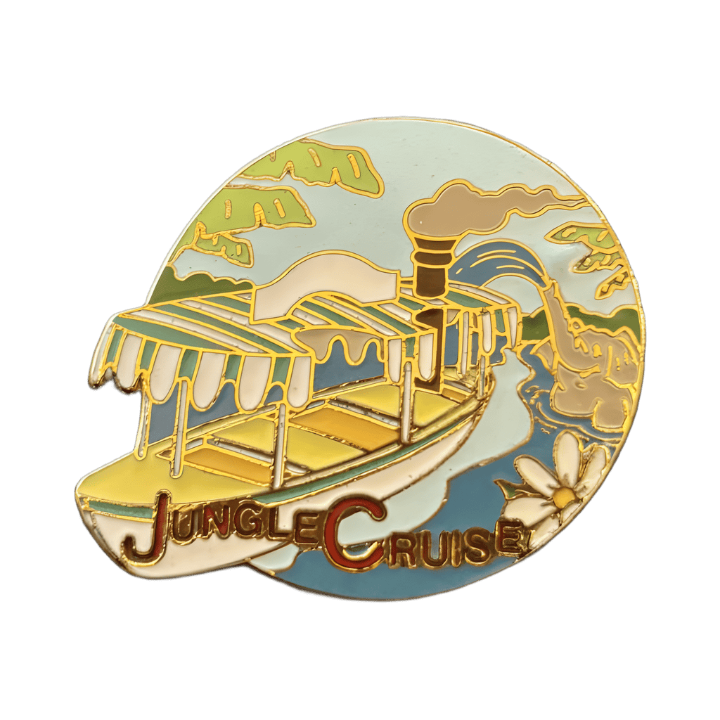 Boat and Elephant Disney pin