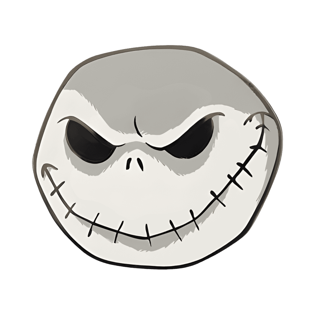 Jack Skellington - Face - Jumbo Disney pin