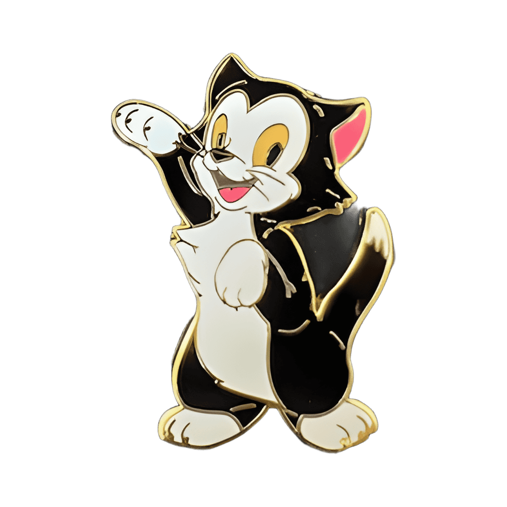 Figaro Waving Disney pin