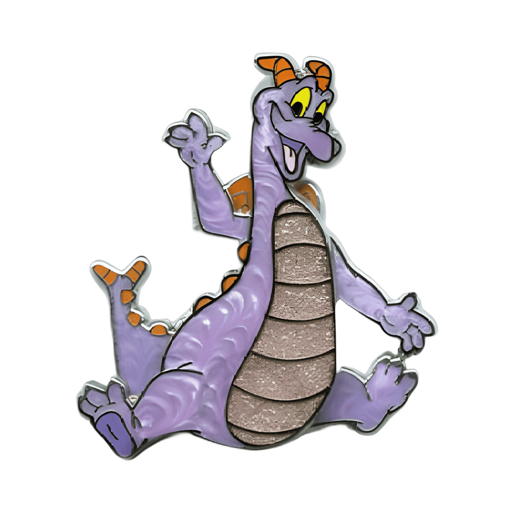 Figment with Movable Arms and Glitter Disney pin