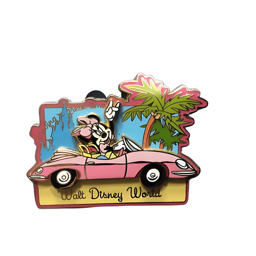Minnie Convertible - Having a Great Time Postcard Disney pin