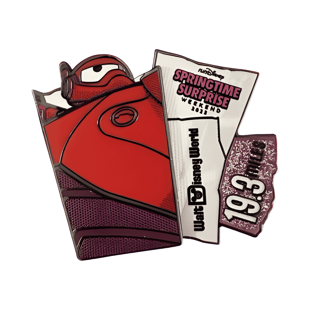 Baymax 19.3 Miles Challenge Slider Disney pin
