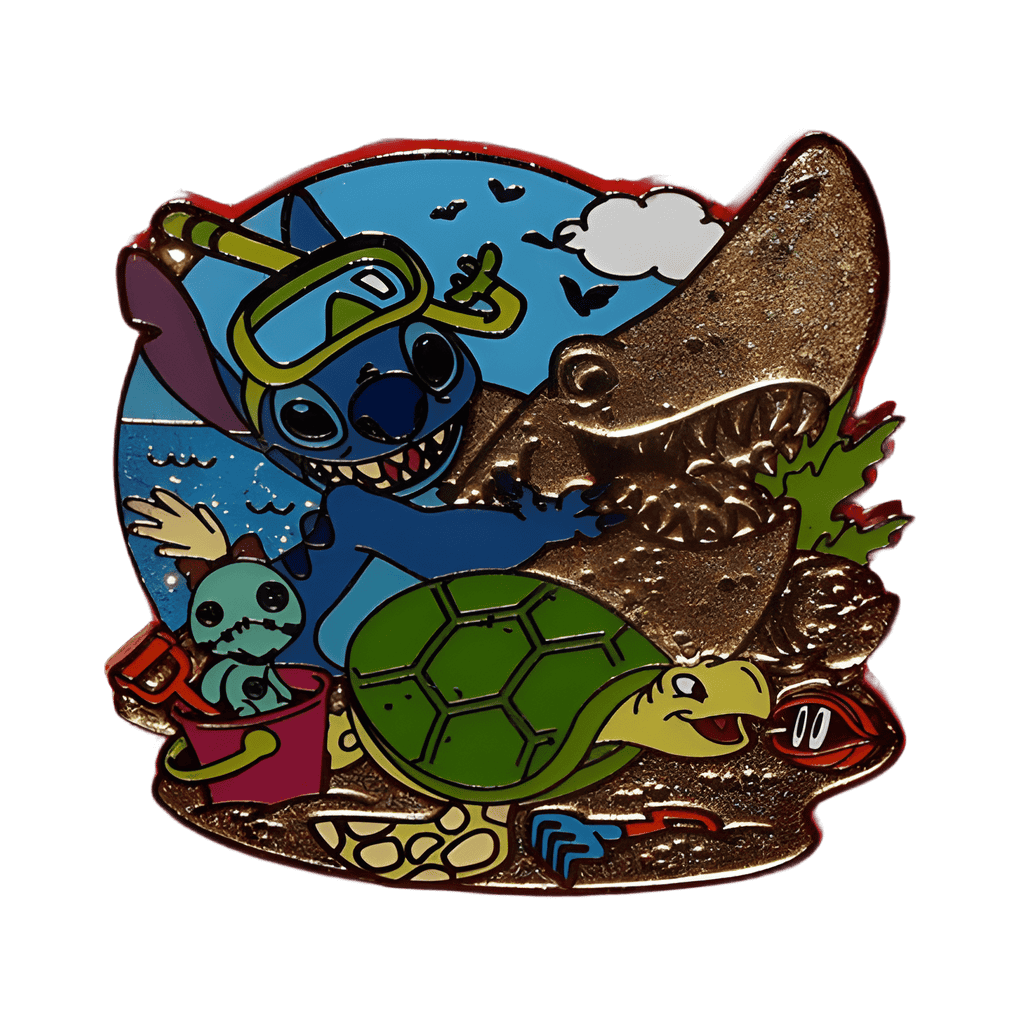 Stitch and Scrump Disney pin