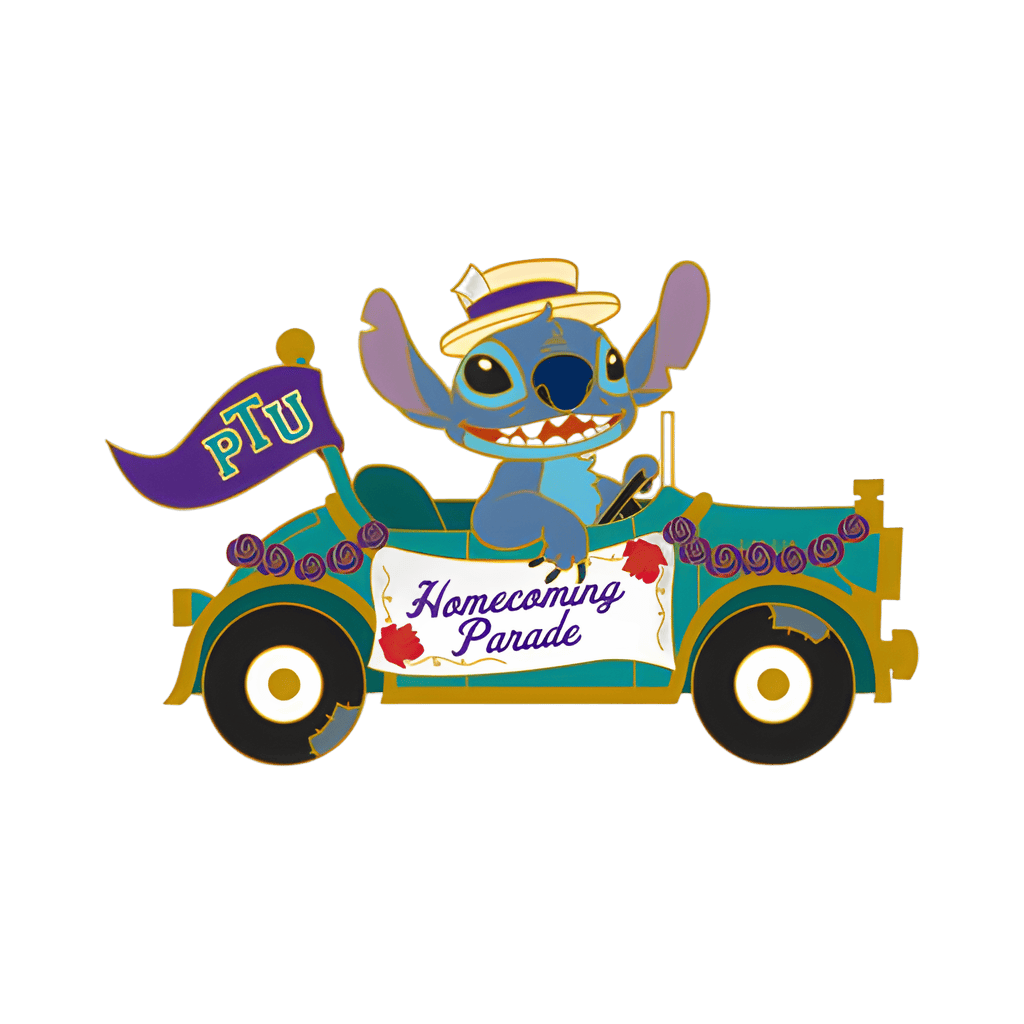 Stitch in Parade Car Disney pin