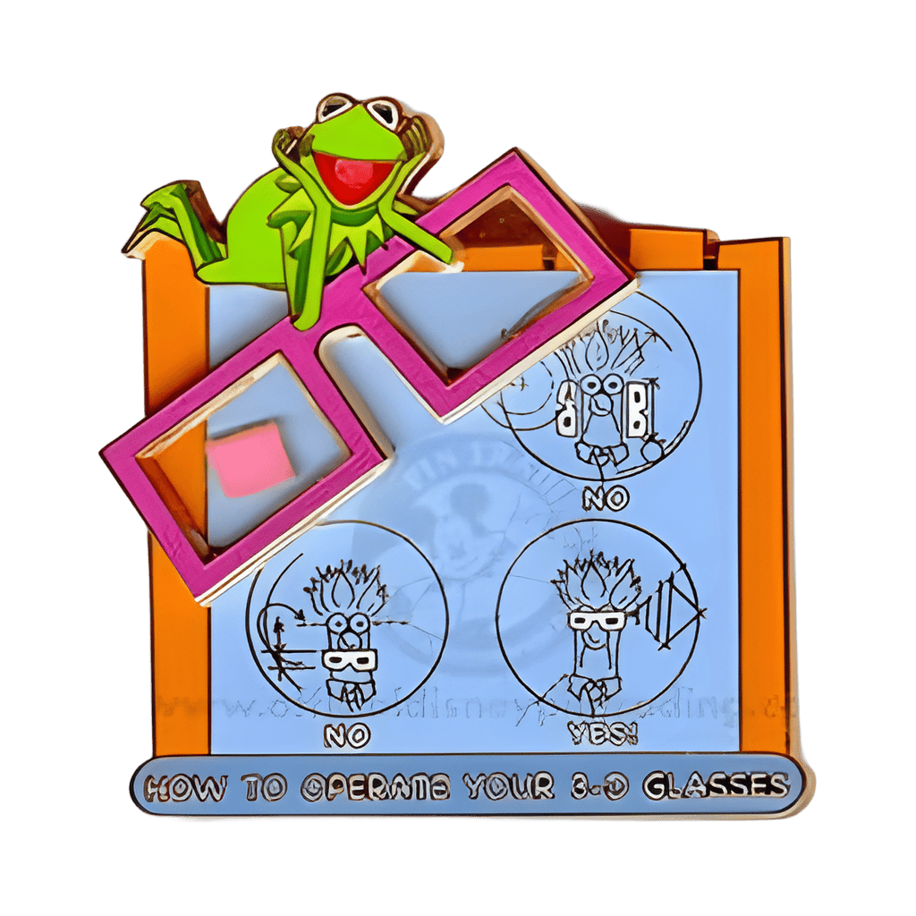 MuppetVision 3-D (3-D Glasses) Disney pin