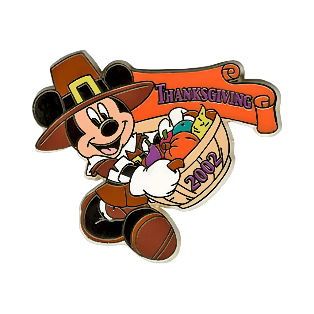 Thanksgiving 2002 - Pilgrim Mickey Disney pin