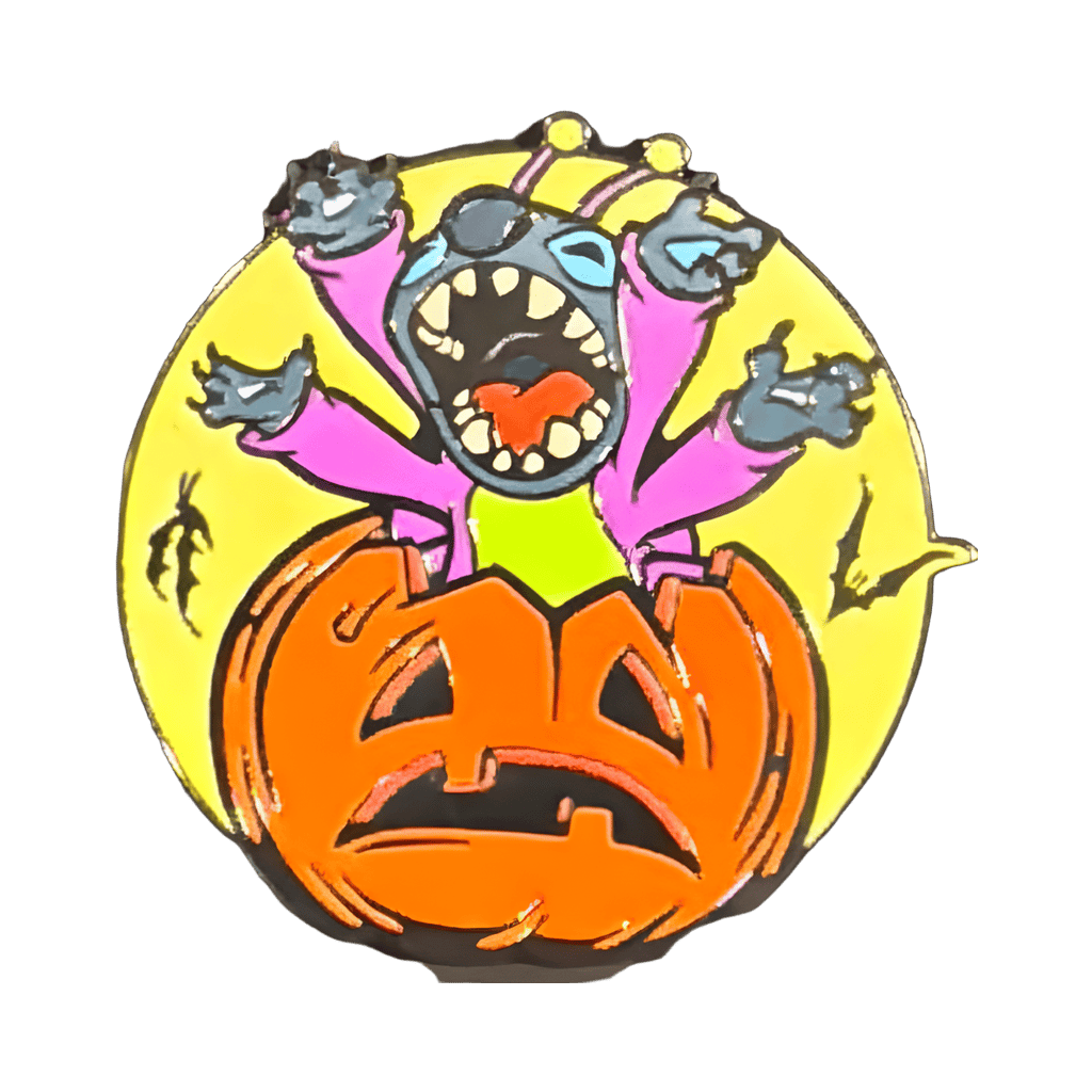 Monster Stitch in Pumpkin Disney pin