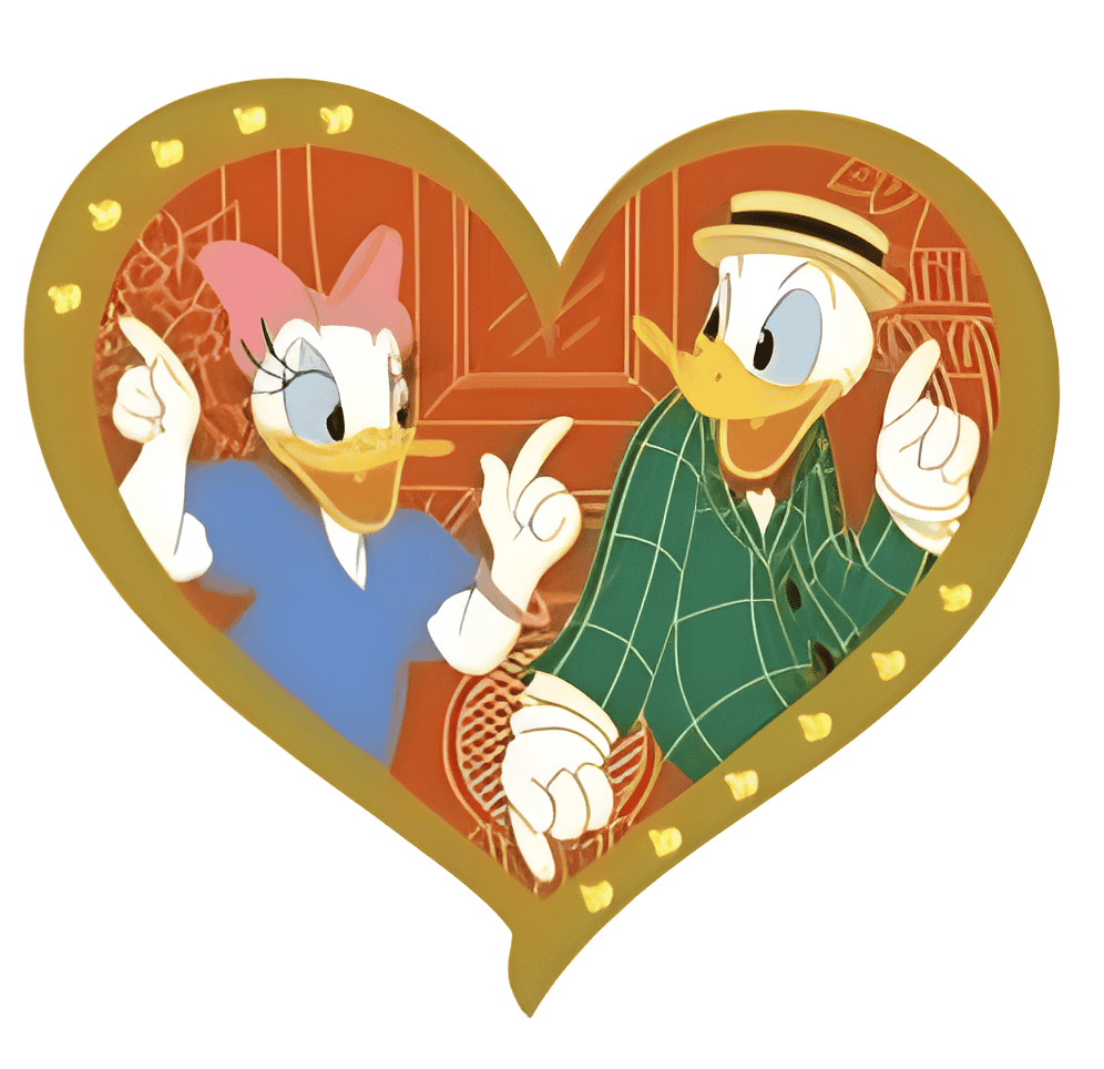 Donald and Daisy Disney pin
