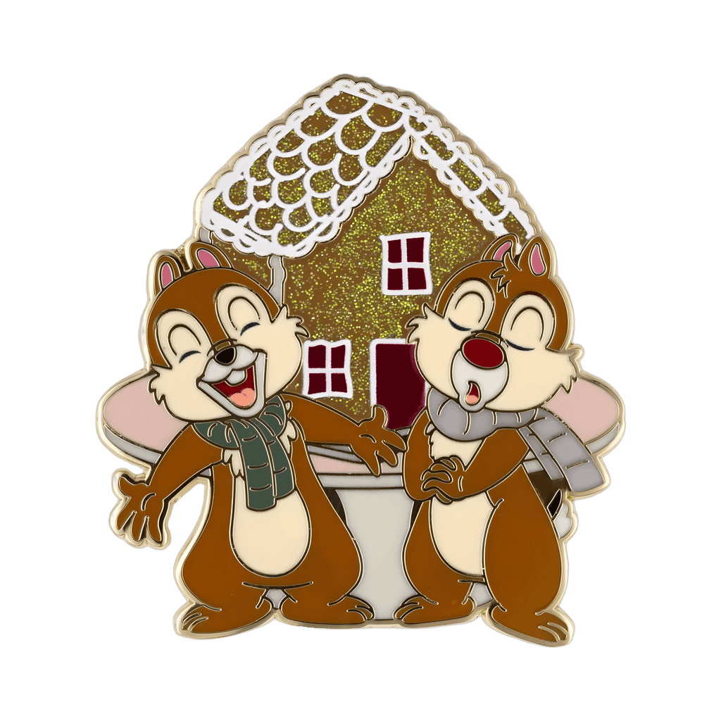 Holiday Gingerbread Chip and Dale Disney pin