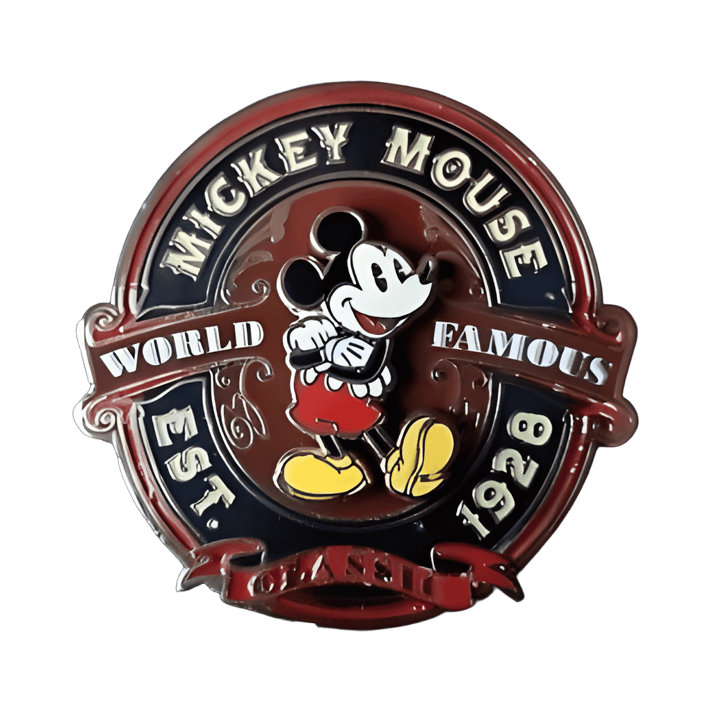 World Famous Classic Mickey Mouse Disney pin