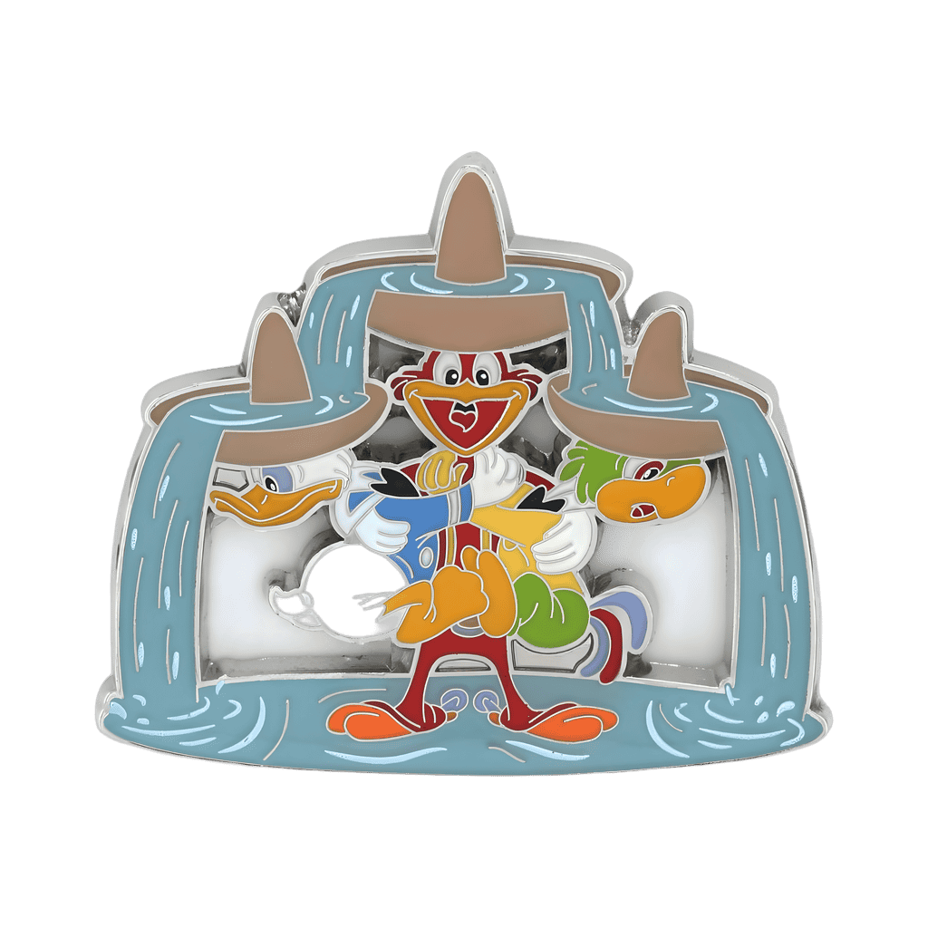 The Three Caballeros in the Rain Disney pin