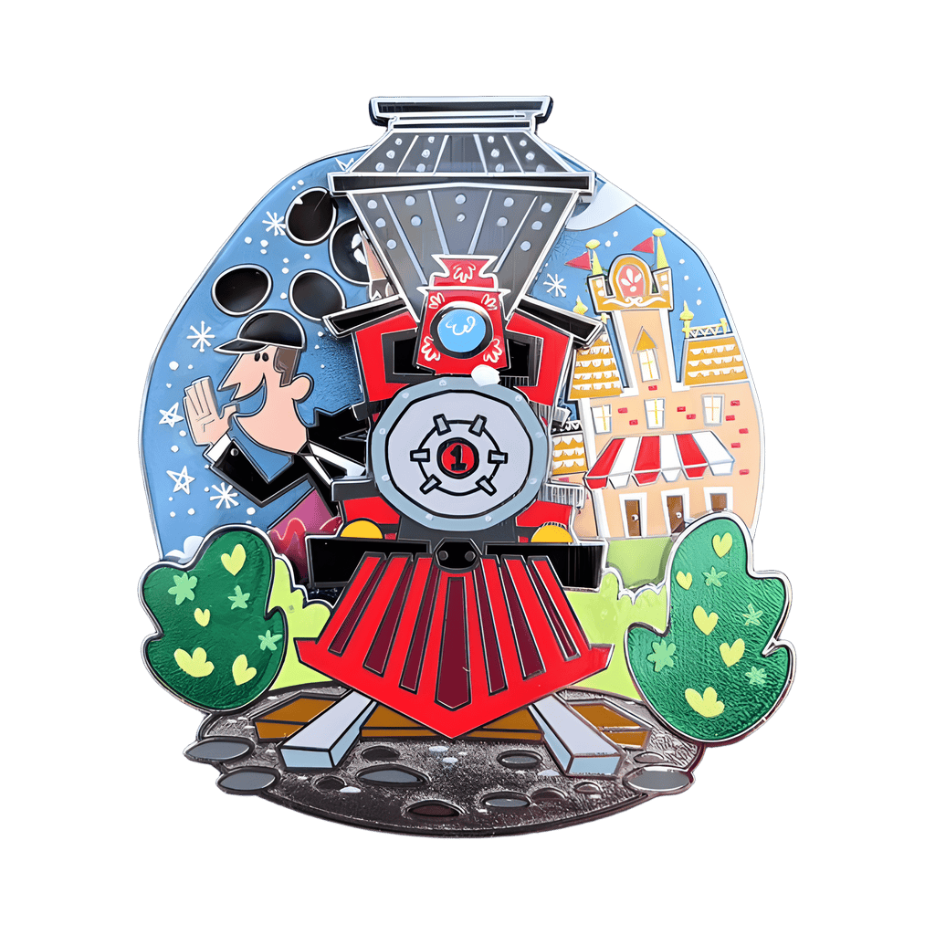 Main Street Railroad Train Jumbo Disney pin
