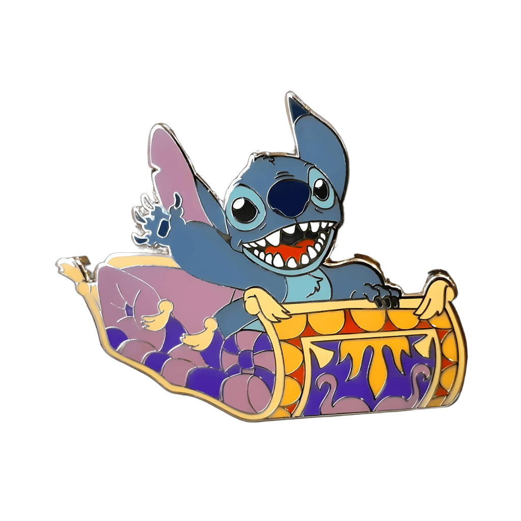 Stitch at Magic Carpets of Aladdin Disney pin
