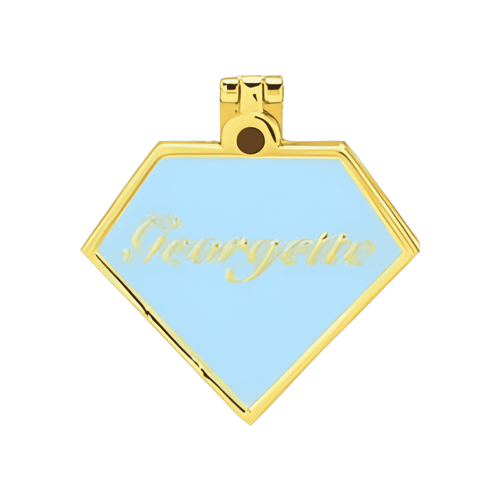 Georgette Diamond Tag Disney pin