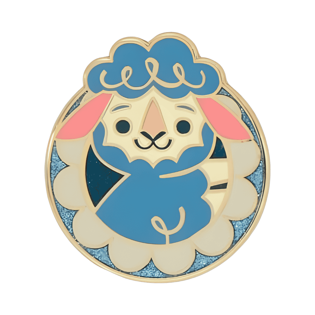 Lamb of Greece Disney pin