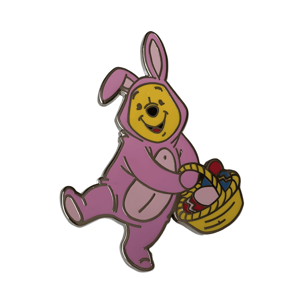 Winnie the Pooh as the Easter bunny Disney pin