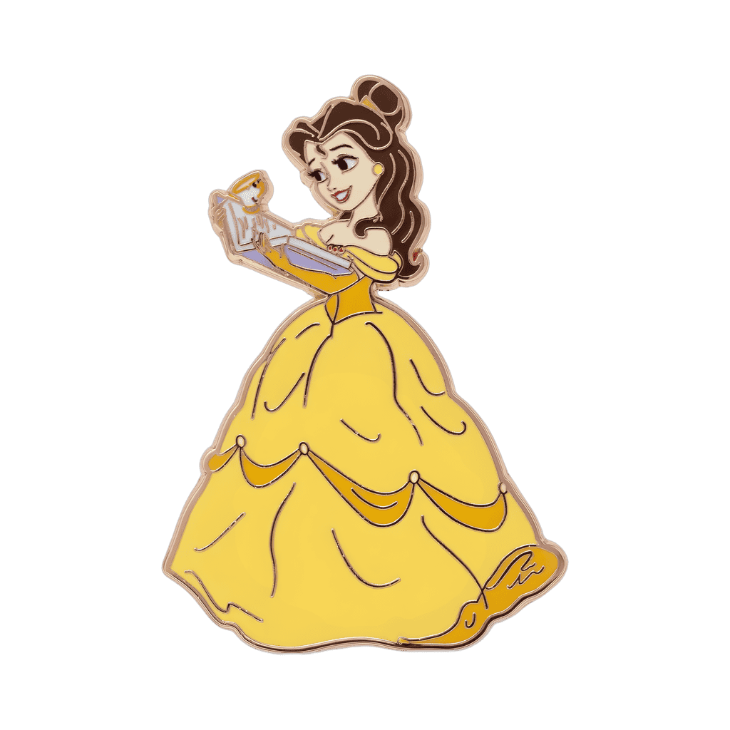 Belle and Chip Disney pin