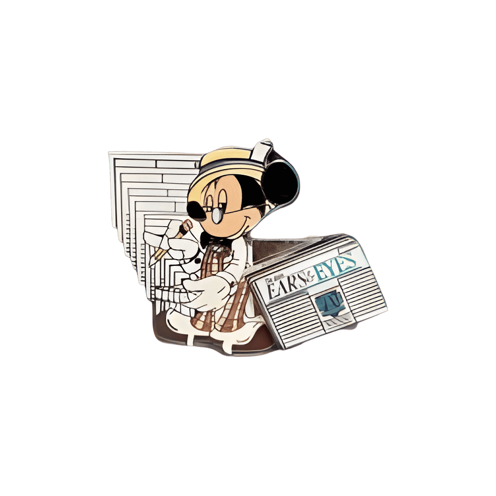 Scoop Mickey - School Newspaper Disney pin
