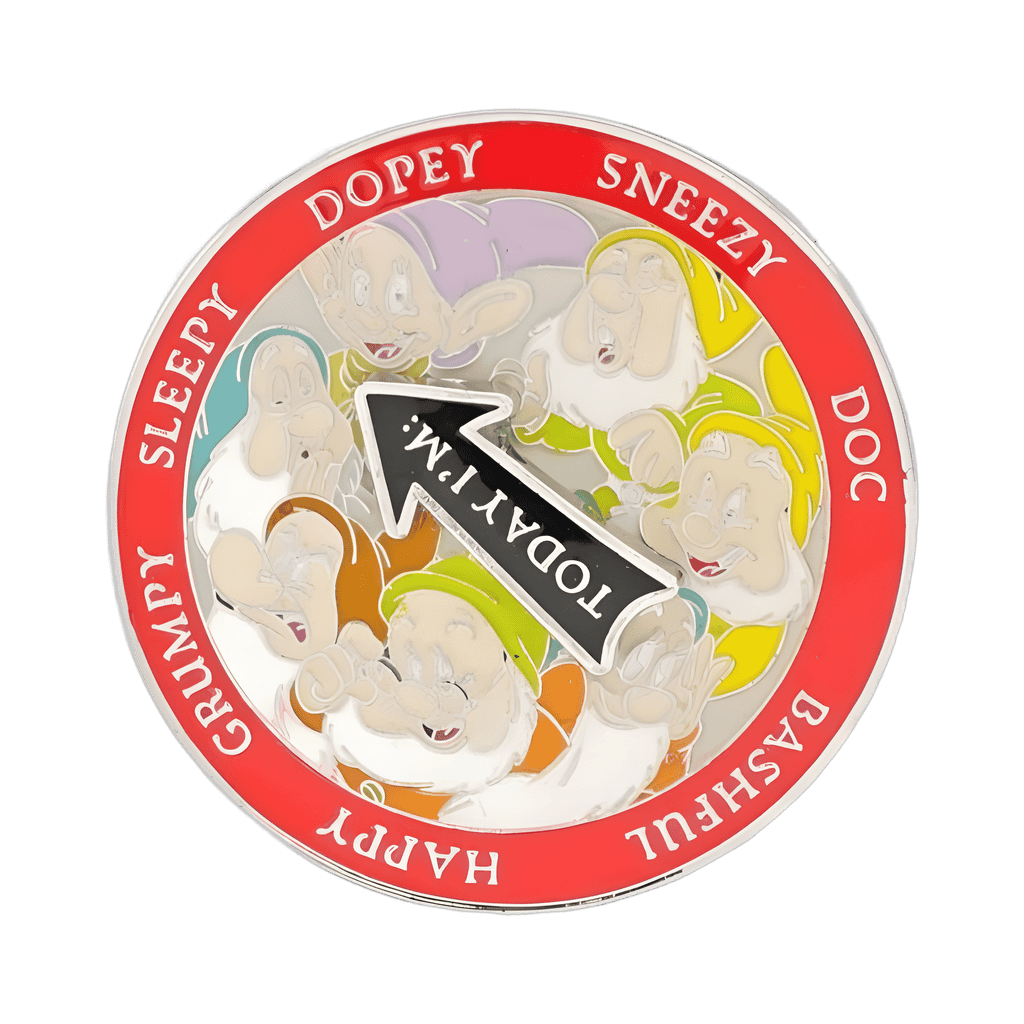 Snow White & the Seven Dwarves Spinner Pin Disney pin