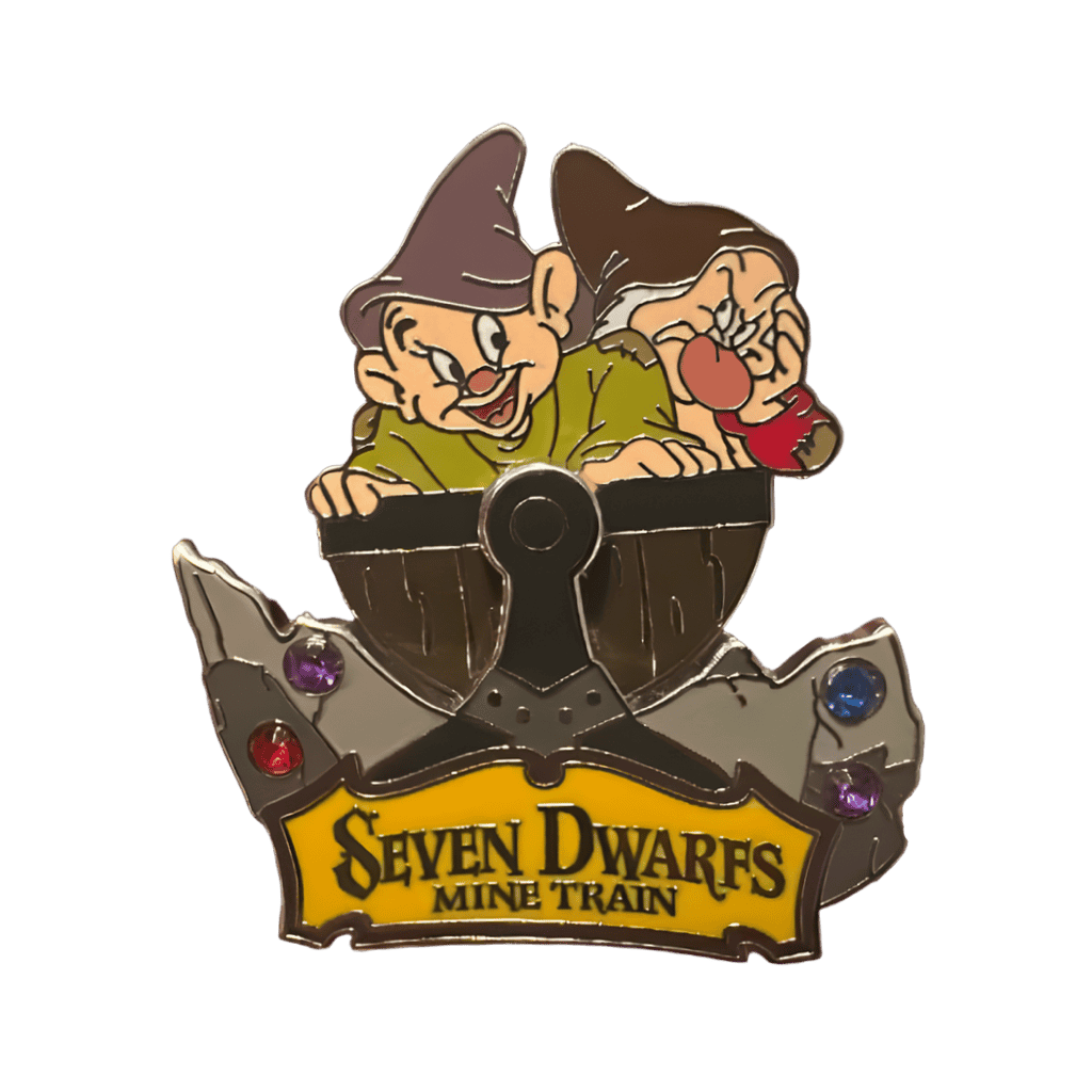 Seven Dwarfs Mine Train Disney pin