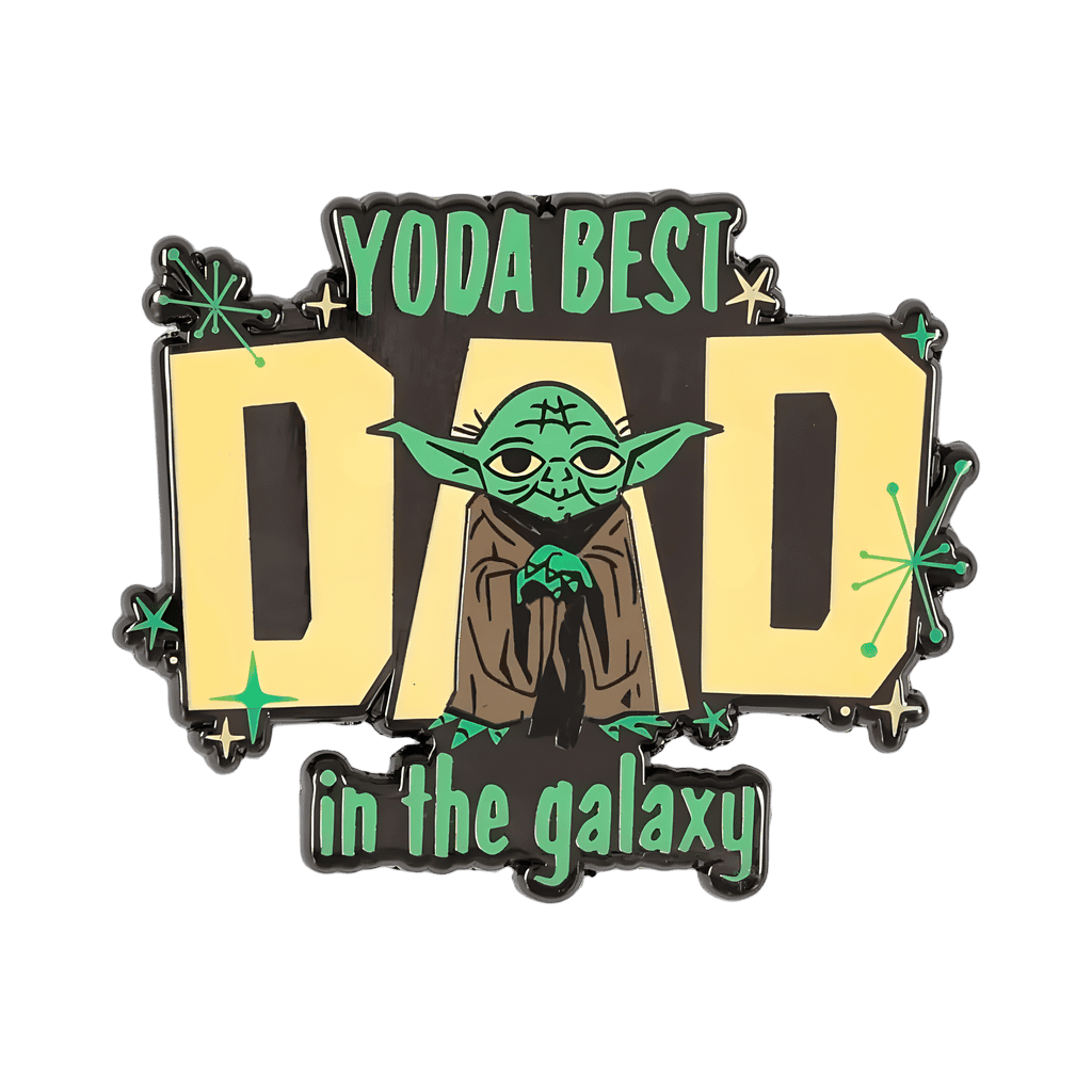 Yoda Best Dad In The Galaxy Disney pin