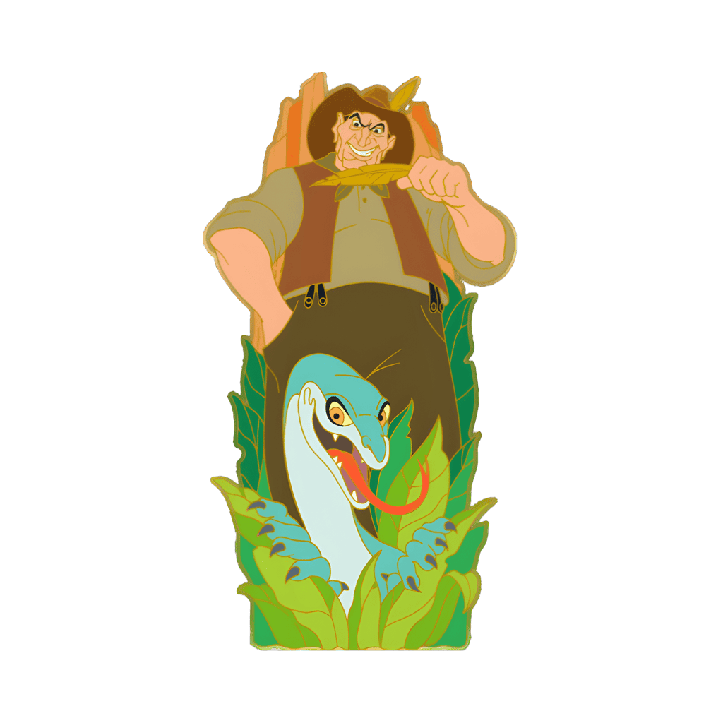 Percival McLeach and Joanna Disney pin
