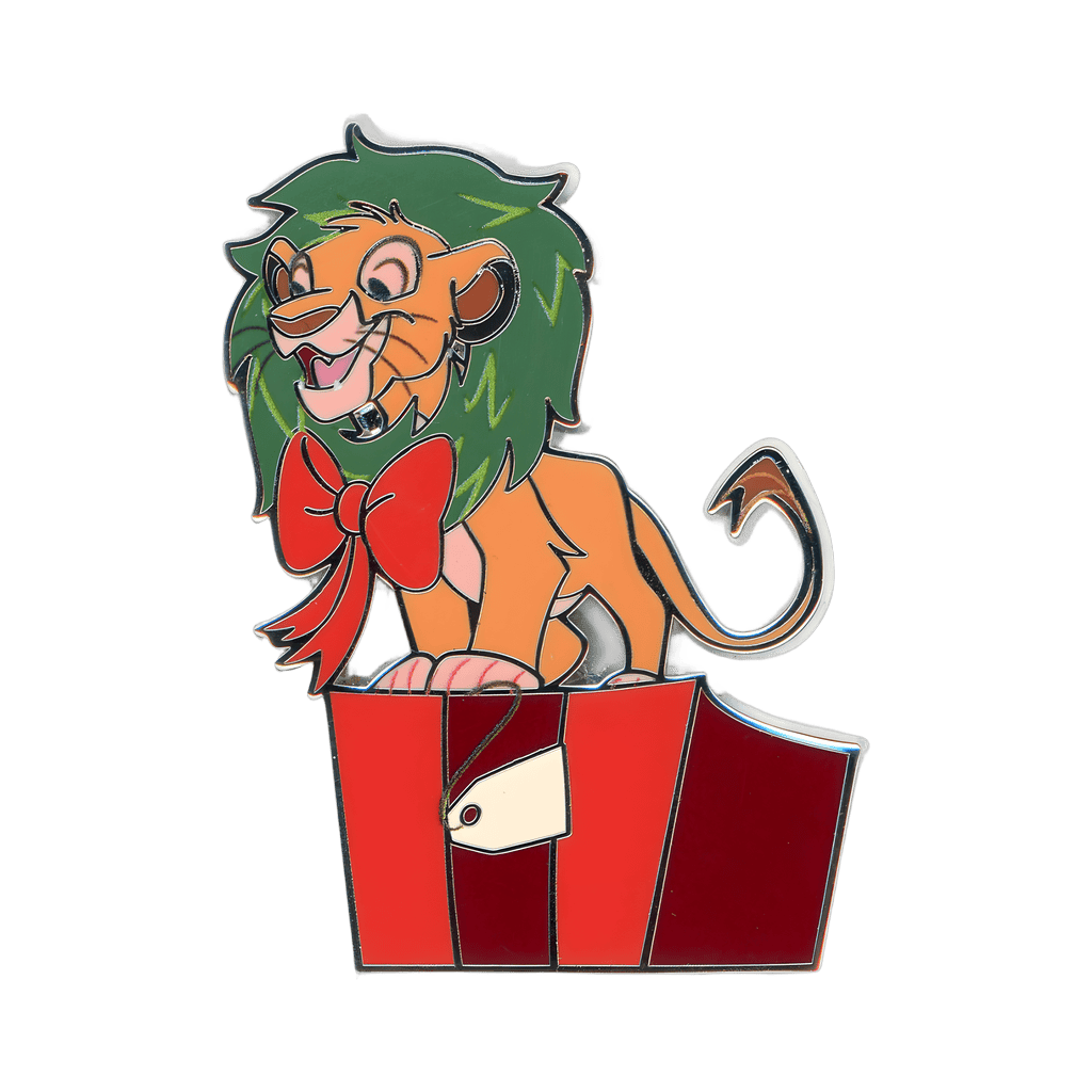 Holiday Simba with Wreath Mane Disney pin