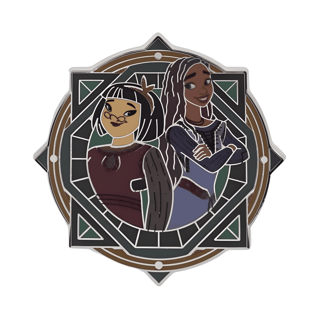 Asha and Dahlia Disney pin