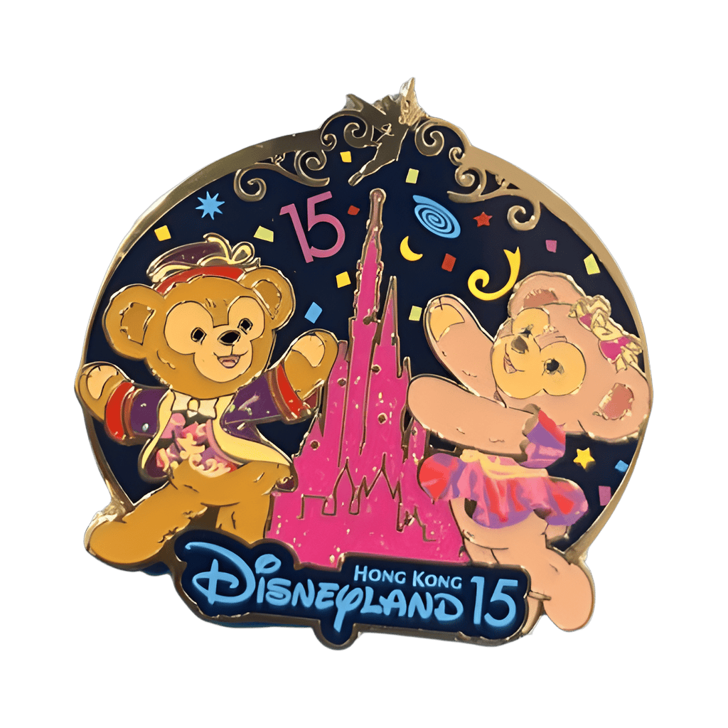 HKDL 15 Anniversary Duffy & ShellieMay Disney pin