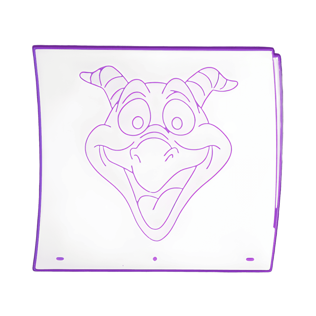 Figment in Purple Disney pin
