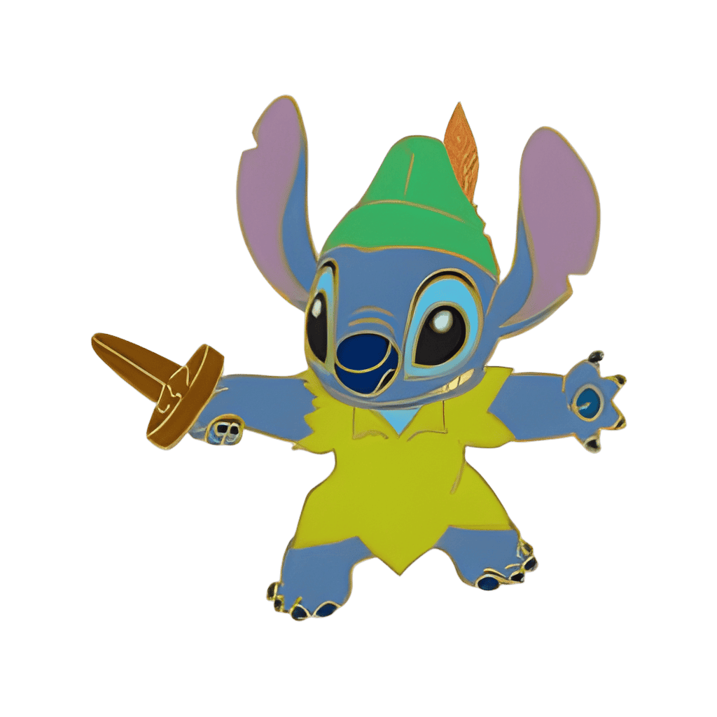 Stitch as Peter Pan Disney pin